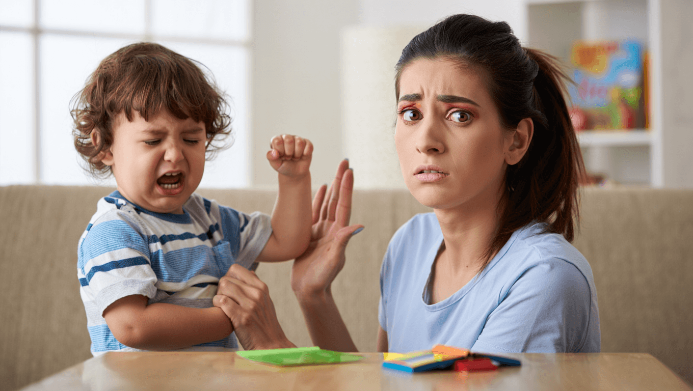 Mon enfant me tape : comment
réagir ?