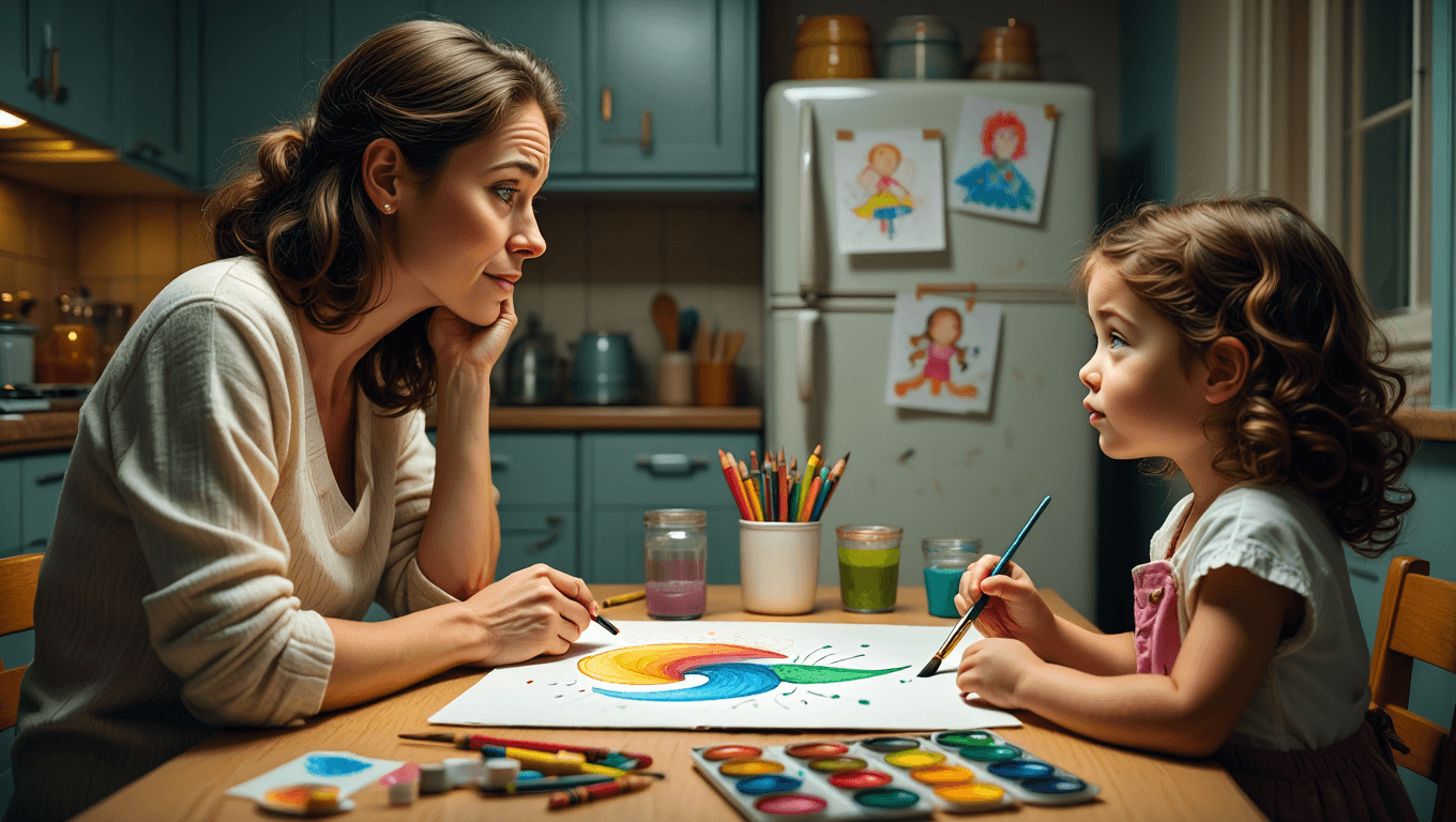 Parents : ce réflexe que l’on
croit bienveillant peut freiner la créativité de votre enfant