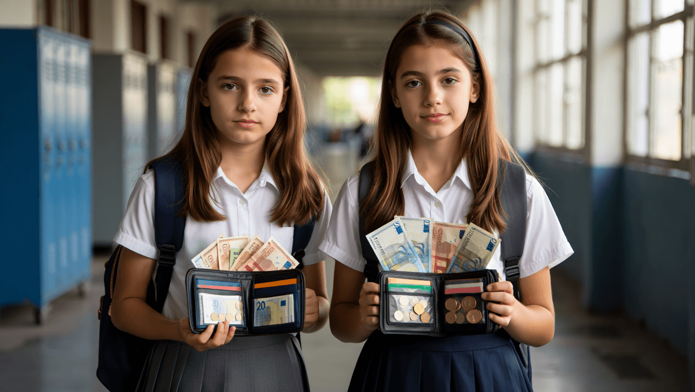 Argent de poche : pourquoi
les filles reçoivent-elles 229 € de moins que les garçons selon
l'étude Pixpay ?