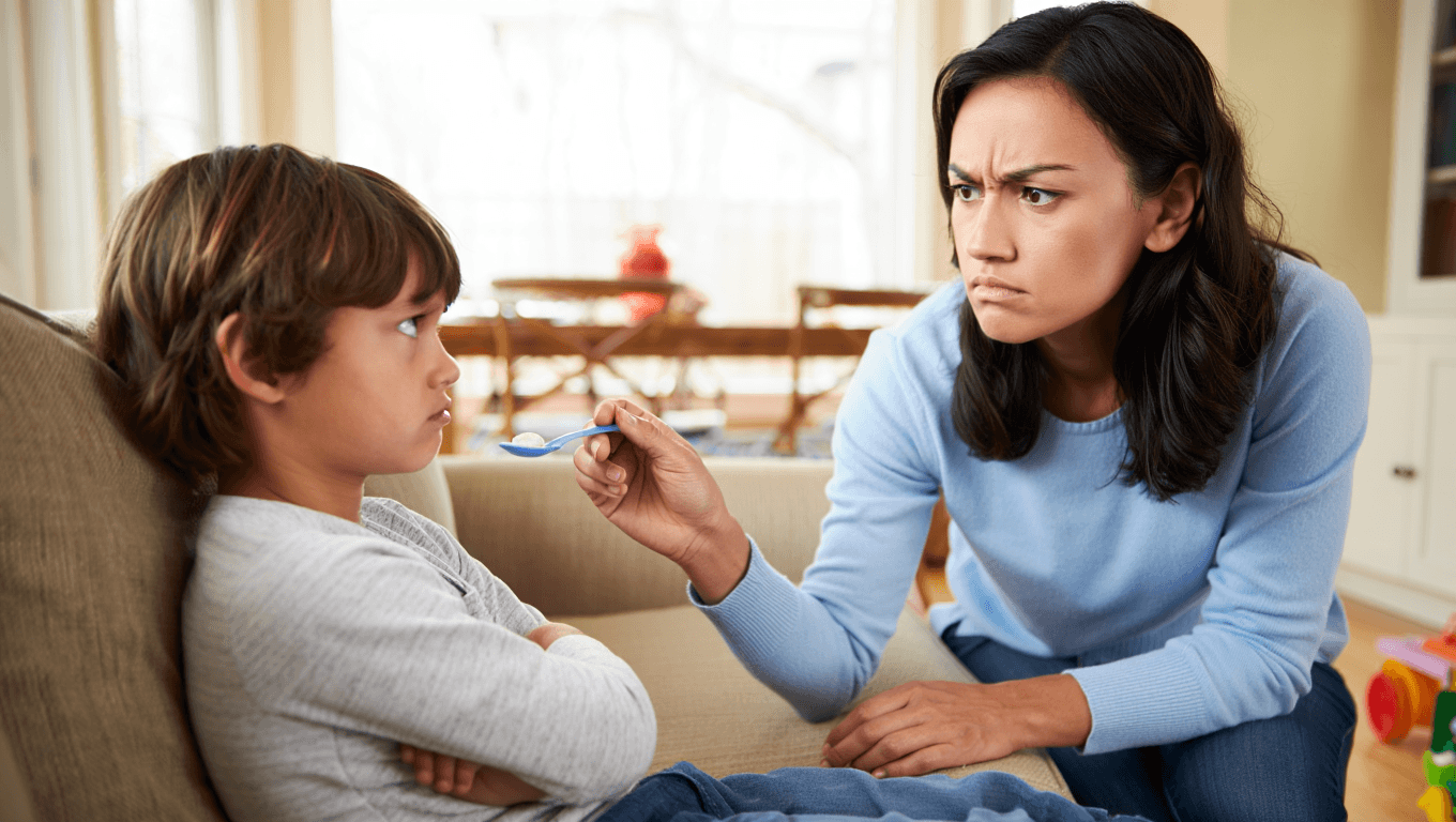 Mon enfant refuse de prendre
ses médicaments