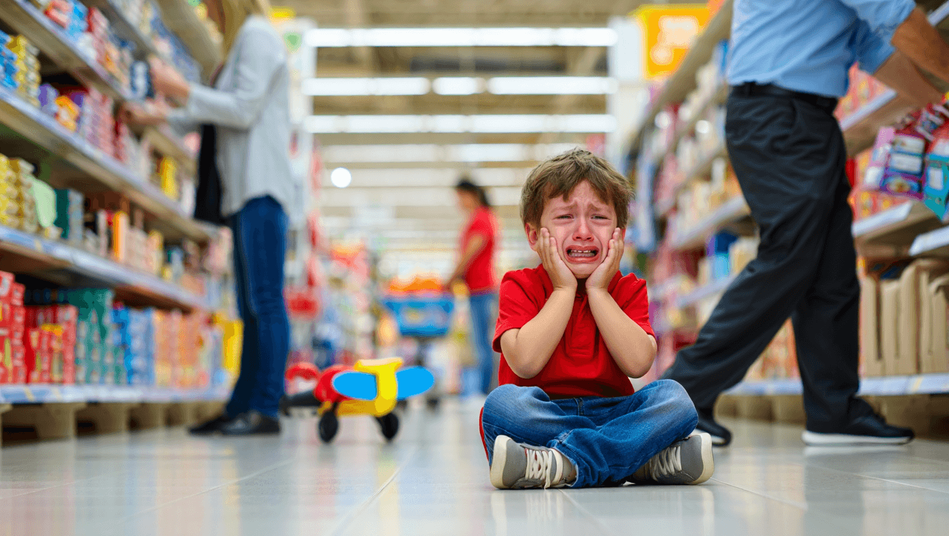 Crises au supermarché : être
trop tendre rend-il votre enfant fragile ? L'avis de la psychologue
Becky Kennedy
